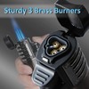 Zoocura Torch Lighter 2 Pack Triple Jet Flame Butane Torch