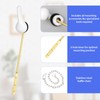 1 Set Universal Toilet Handle Replacement Kit with Stainless Steel