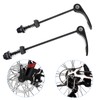DMJJSD Set of 2 Quick Release Bicycle Front and Rear