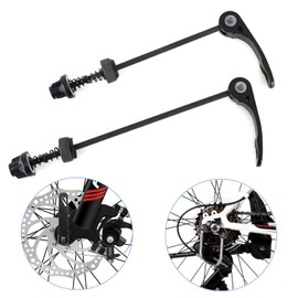 DMJJSD Set of 2 Quick Release Bicycle Front and Rear Wheel Axle, Bicycle Quick Release Quick Release Bicycle Axle Set MTB Quick Release for Road Bike / Mountain Bike