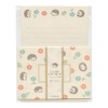 Hanko Letter Set (Hedgehog and Flower) LLH7 (Old LLL305)