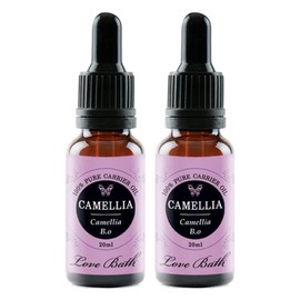 Love Bath Aroma Face Oil Camellia, 20ml, 2 pcs / 러브바스 아로마 페이스오일 동백, 20ml, 2개