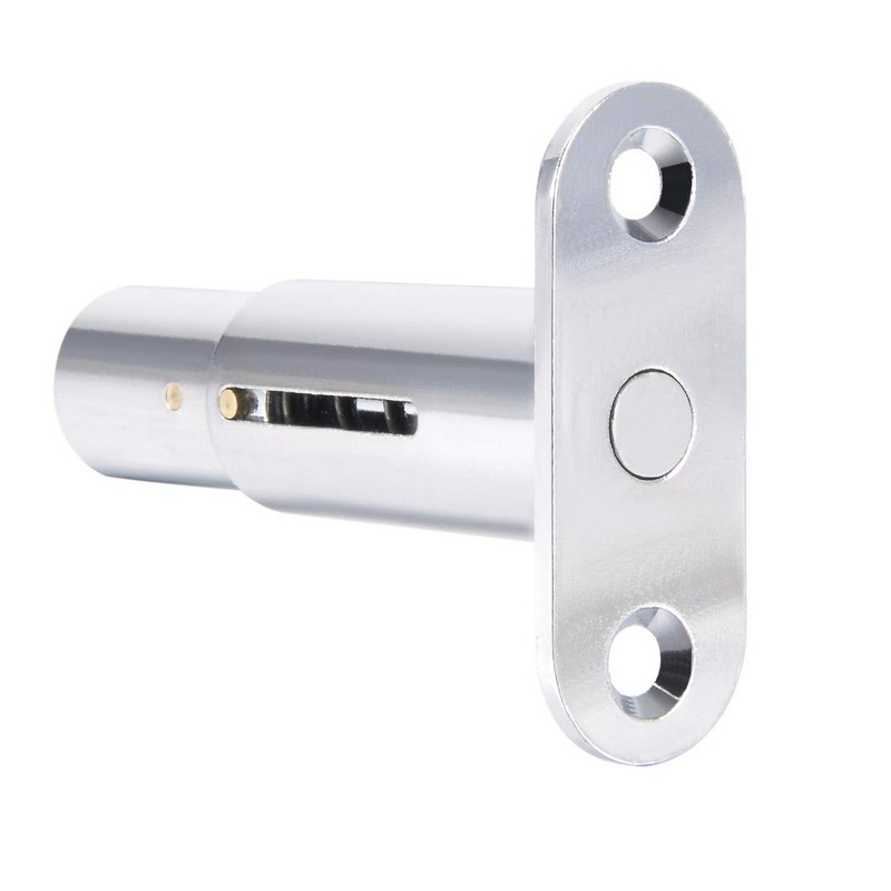 uxcell Drawer Desk Wardrobe Cabinet Push Plunger Lock, 3/4" Cylinder