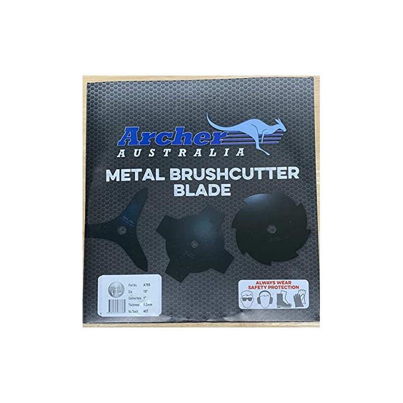 Archer New! 10" 40th Carbide Tipped Brush Cutter Blade 254mm