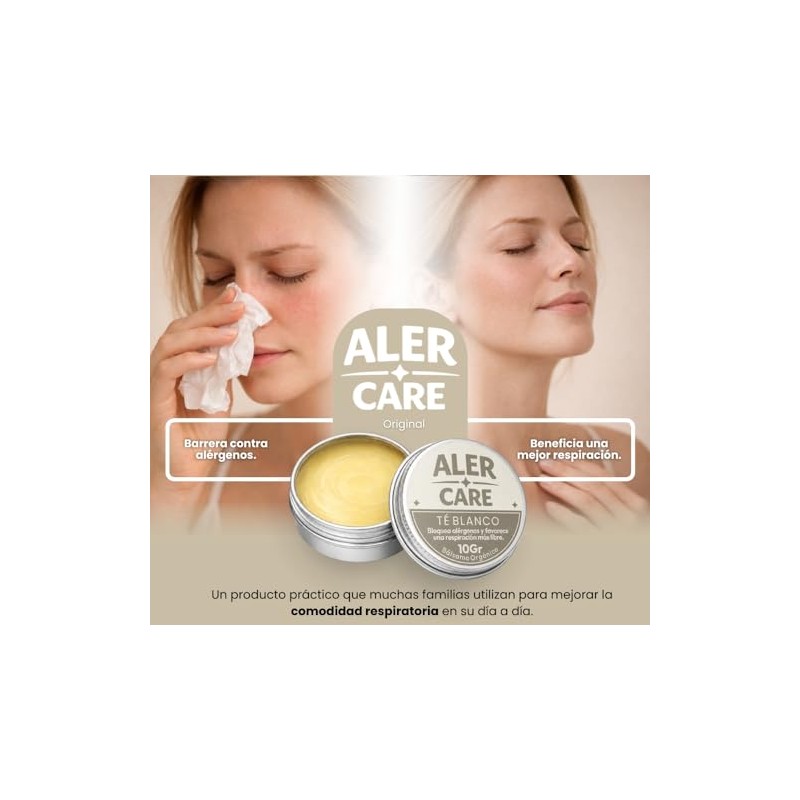 Alercare Bálsamo Nasal Orgánico 10gr Ayuda Alergias Por Polvo Polen