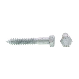 Prime-Line 9057455 Hex Lag Screws, 5/8 inch X 4 inch, A307 Grade A Hot Dip Galvanized Steel, (25-pack)