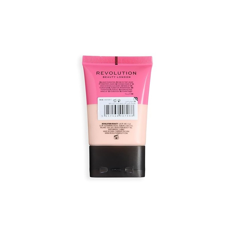 Revolution Conceal and Define Soft Matte Tube Foundation, Full Coverage