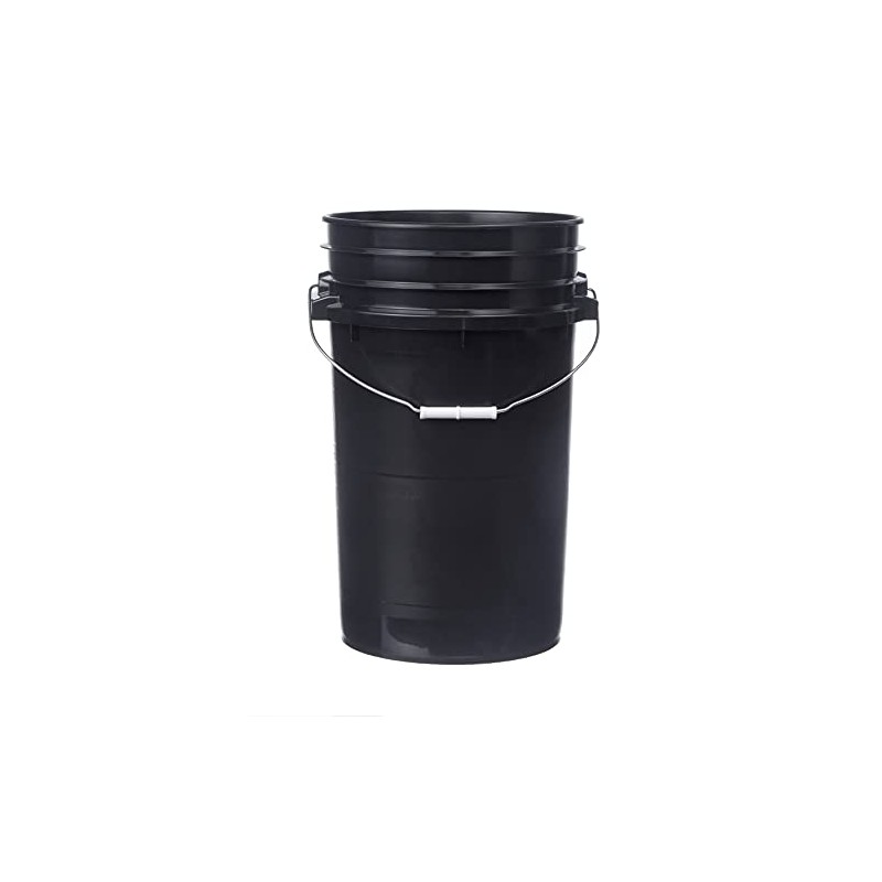 Hudson Exchange 7 Gallon HDPE Bucket, Black, (2030)