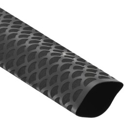 DMiotech Heat Shrink Sleeve Wrap Tubing x Tube Tubing for Fishing Rod Grips and Other Grips, Non Slip - Insulation - Waterproof 40'' Lengths, Dia 35mm Black Scales