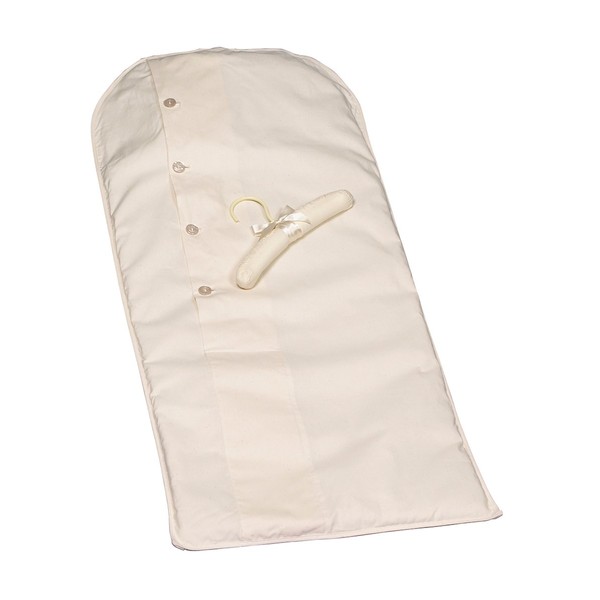 Foster-Stephens Acid-Free Muslin Child Garment Bag | Closet Storage for Kids Clothes | Small Hanging Garment Bags | 38” Length