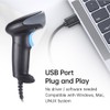 1D Laser Barcode Scanner Wired Bar Code Reader With Buzzer