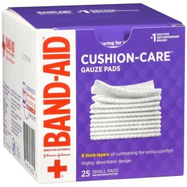 BAND-AID Cushion-Care Gauze Pads Small 2 x 2 in 10 EA