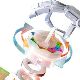 Bukefuno QY Tornado V3 M UV 3x3 cubeta mágico de velocidad magnética QY Toys Tornado V3M MagLev UV 3x3x3 Puzzle 2023 Nuevos cubos sin adhesivos (versión UV)