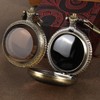 TOWDREU Obsidian Scrying Mirror Witch Black Obsidian Mirror for Witchcraft