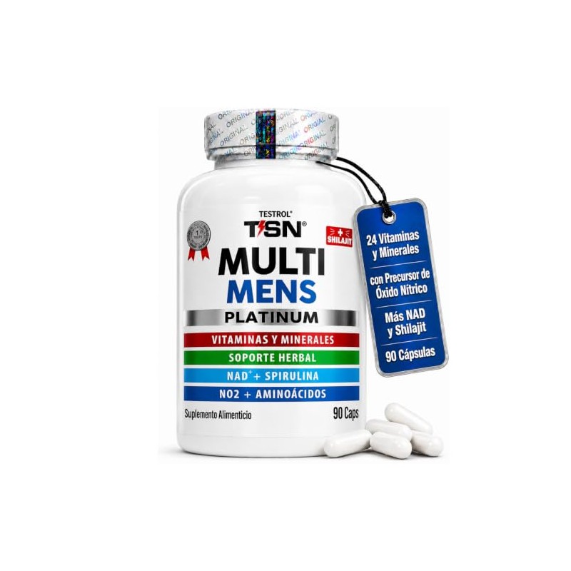 Testrol Multi Mens 90 Cápsulas Vitaminas y Minerales para Hombres