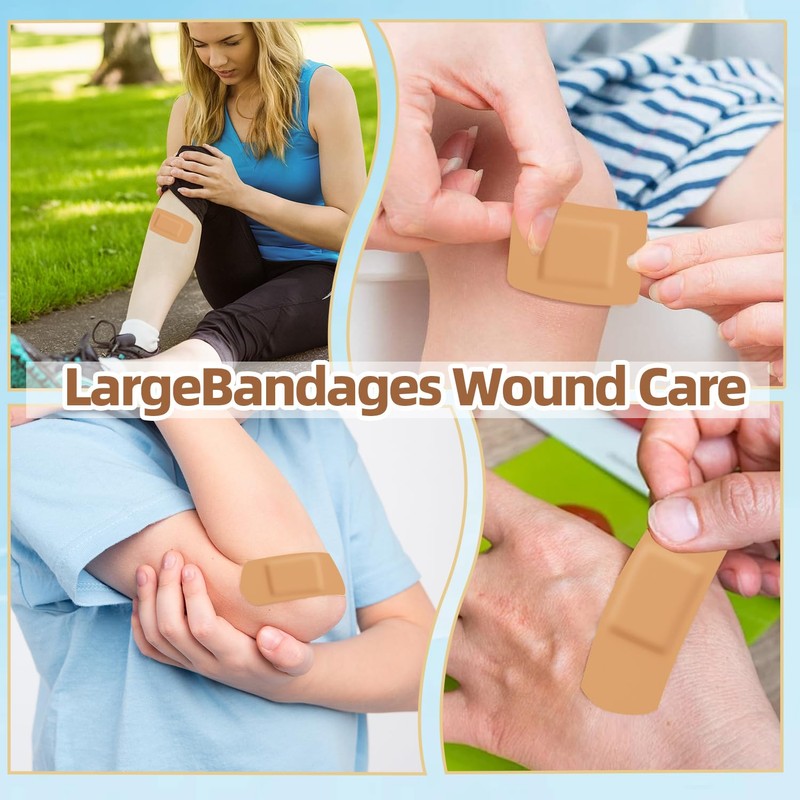 Assorted Bandage Variety Pack - 800 Pcs, Waterproof & Breathable