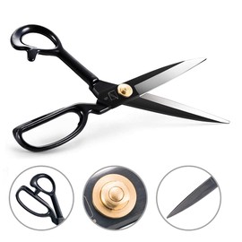 Dressmaking Scissors 24cm - Dressmaking Scissors with Sharp Blades and Soft Grip Handle for Cutting Fabrics, Leather, Material, Clothing, Modification, Dressmaking