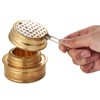 LOGOS 83010021 Alcohol Burner, Gold, Diameter 3.0 x Height 2.0