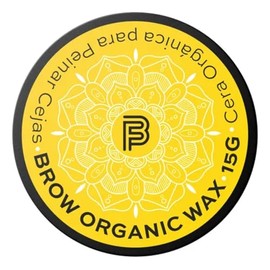 Cera para Ceja - Beauty Freedom Brow Organic Wax 15g - Efecto Laminado - Fijador De Cejas - Cera de Candelilla, Aceite De Ricino, Vitamina E Y Extract