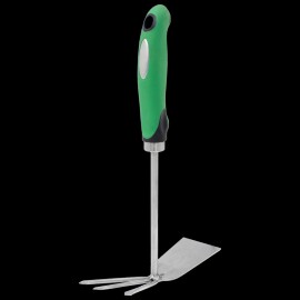 Zenport 15311A Shrub Rake Hoe Fork Combo, 12-Inch, Green - 12 Pack