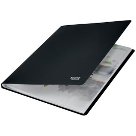 Leitz 46770095 A4 Display Book with 40 x 80 Sheets 100% Recyclable Eco Friendly Recycled Series Black