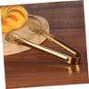 Mikinona 4 Pack 15cm Stainless Steel Food Serving Tongs Ice