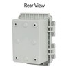 LeMotech Electrical Box, IP67 Waterproof Hinged Clear Cover Stainless Steel