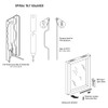 Prime-Line H 3758 Spiral Balance Pivot Bar, 5/8 In., Tilt