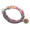 Collar: Cat Collar, Cat Bell Charm (Peony Purple, Autumn Leaves),