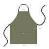 menique Linen Apron, Kitchen Apron, Adjustable Cooking Apron for Men