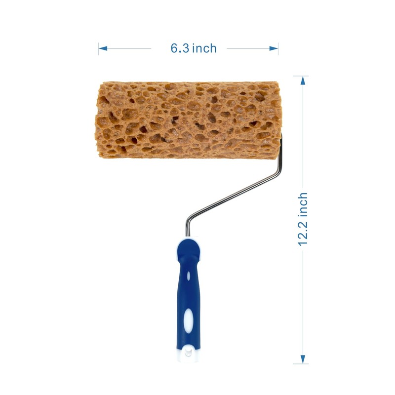 Hanroy Sponge Paint Roller Small 7" for Texture Painting Decorators