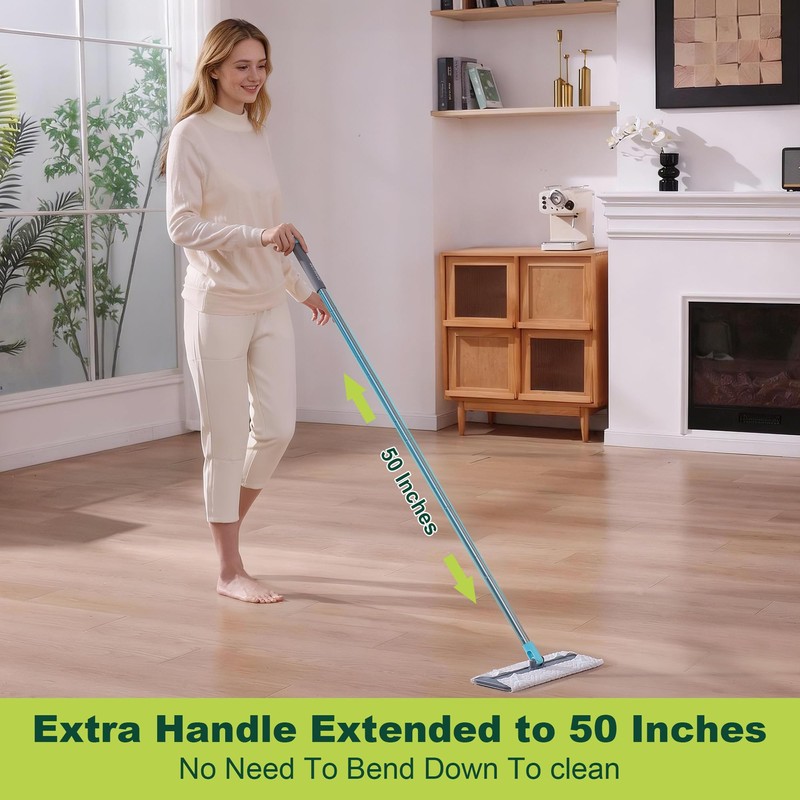 JOYMOOP Hands Free Multi Purpose Flat Mop, Dust Mop for
