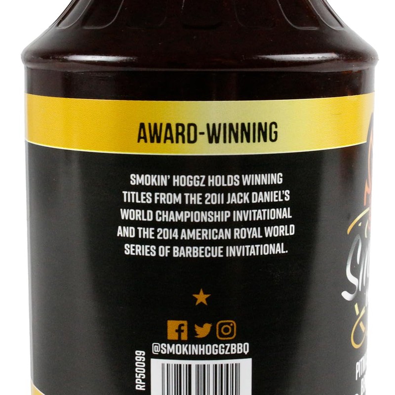 Smokin Hoggz Pitmaster Blend BBQ Sauce Sweet Tangy Hint of