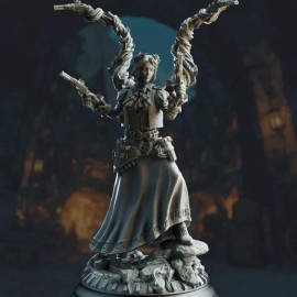 DM Stash Half-Elf Druidic Gunslinger- Tasmin Greaves | DM Stash | DnD | Fantasy Miniature