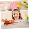 BESPORTBLE Rabbit Ear Headband Pink Plush Party Accessories Lightweight Costume