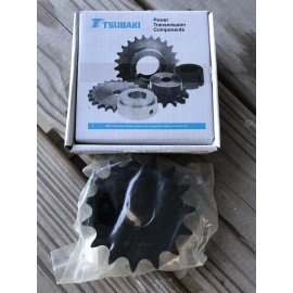Tsubaki NEW Tsubaki Roller Chain Finished Bore Sprocket 50B15F 7/8 NOS Tooth Teeth Keyed