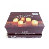 Elegani Small Flameless LED Candle 12 Pack – 2.75" Red