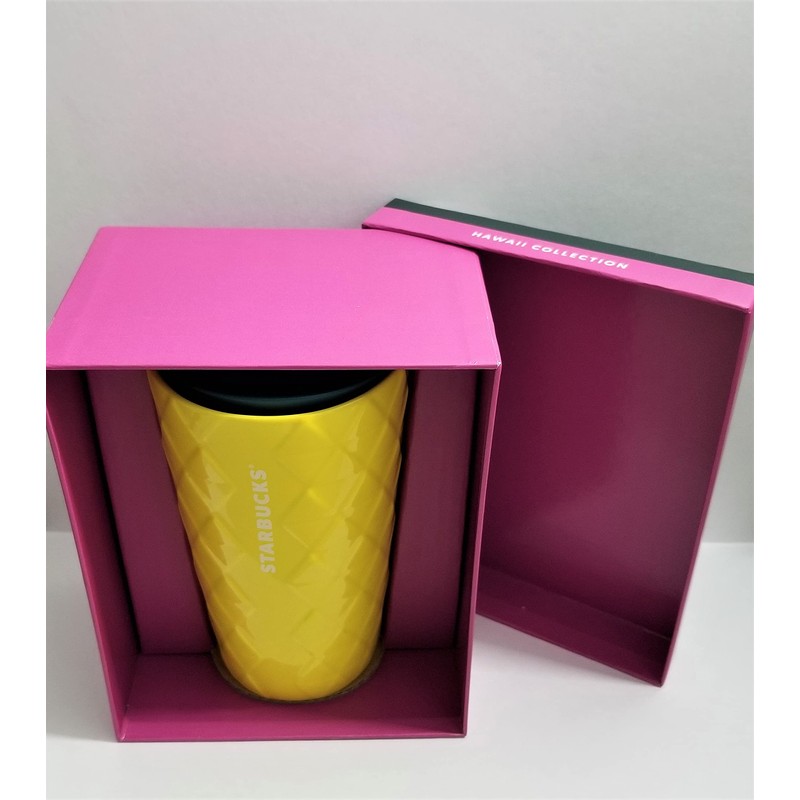 Starbucks Hawaii Collection Double Wall Ceramic 12oz Pineapple Tumbler