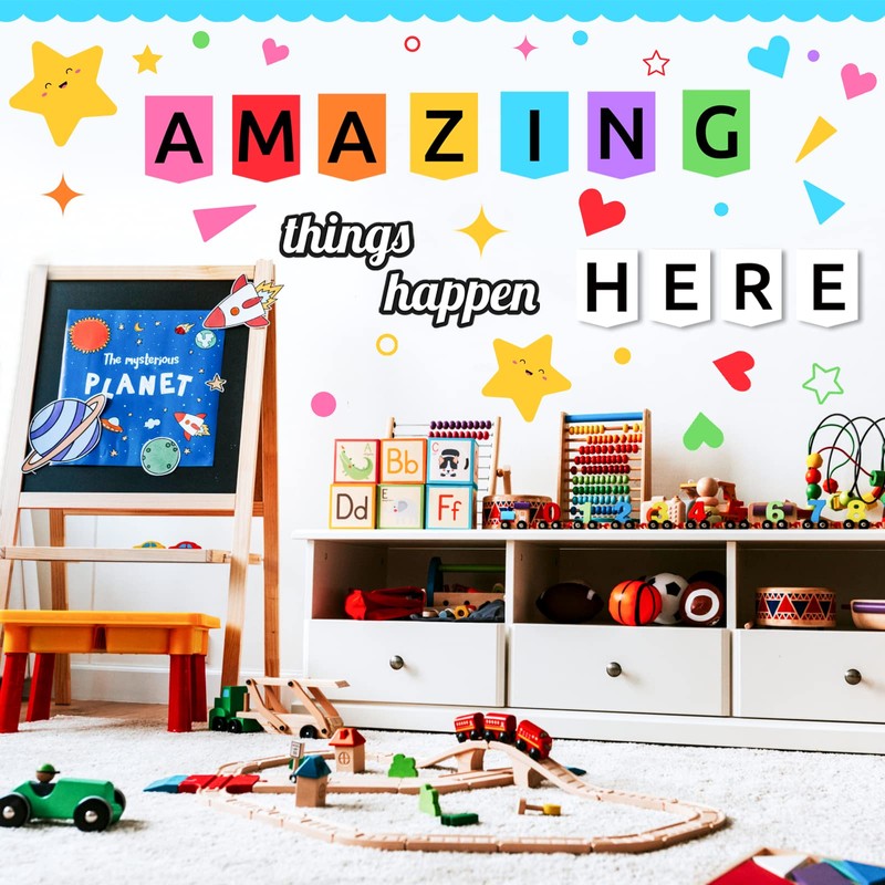 LioNergy Classroon Bulletin Board Decoration Set Welcome Bulletin Board Wall