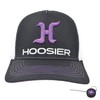 Hoosier Paddock Black Trucker Style Baseball Hat (L/XL) with Breathable