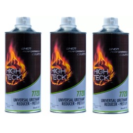 High Teck 7720/7730 Slow or Medium Auto Urethane Paint Reducer QUART Size! (3PK)