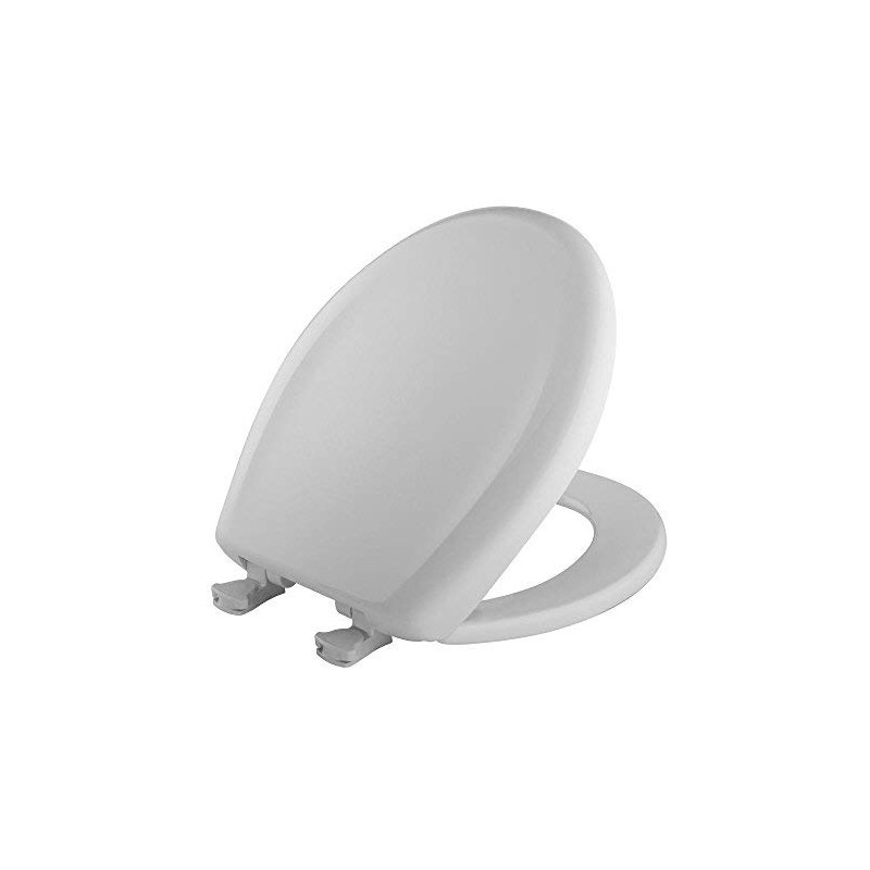 Bemis 200SLOWT 020 Round Closed Front Toilet Seat, Crane White