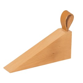 Felenny Wooden Door Stopper, Non-Slip Door Wedge Heavy Duty Door Stop Fingers Protector for Bedroom Kitchen Office Doors