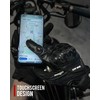 BORLENI Motorcycle Gloves Breathable Motorcycle Gloves Leather Full Finger Knuckle