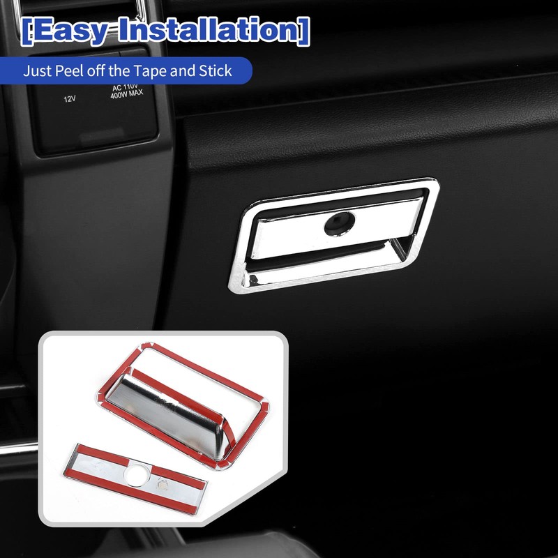 PDKLIN for F150 Glove Box Latch Handle Cover Trim Compatible
