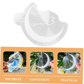 CORHAD Sun Catcher Window Cling Cat Decor Anti-Collision Rainbow Sticker for Home Transparent Window Cling for Bird Easy to Install and Remove Decor