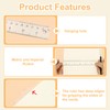 PATIKIL 12" Plastic t Square Ruler, Measuring T-Ruler Junior Drafting