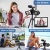 Weochi Video Camera, Camcorder 4K, 64MP 30FPS Dual Lens Camera