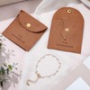 Quelay 16 Pcs Jewelry Bridesmaid Gift Pearl Bracelet Microfiber Jewelry