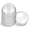 [1000-Pack] Disposable Dome Plastic Cups Lids with 1 Inch Straw